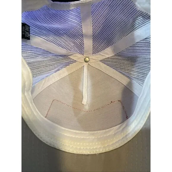 America Est 1776 We Grow Beer‎ Snapback Trucker Hat White And Gray - Picture 4 of 5